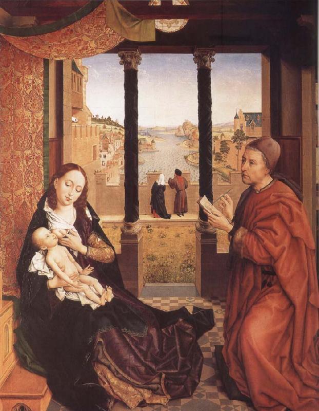 Rogier van der Weyden St Luke Drawing the Virgin oil painting picture